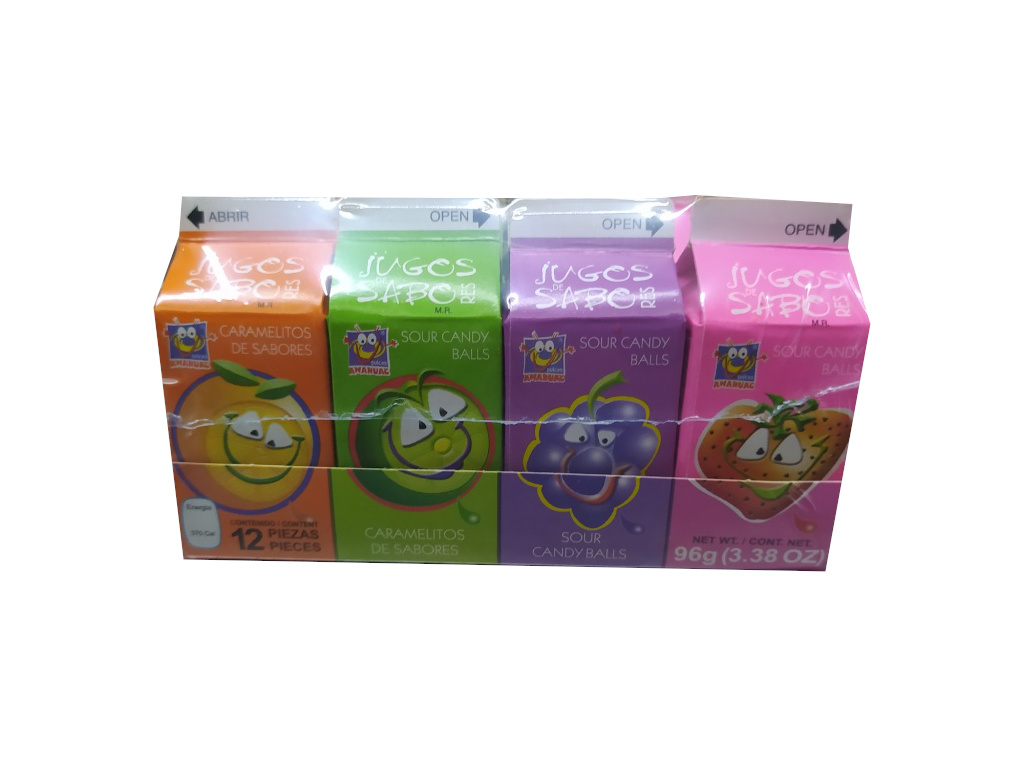 jugos sabores dulce paquete
