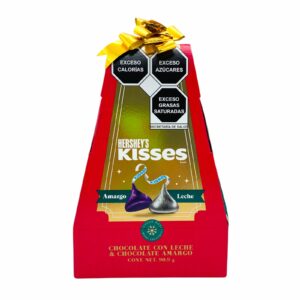 kisses pino navideño amargo con leche paquete 90gr