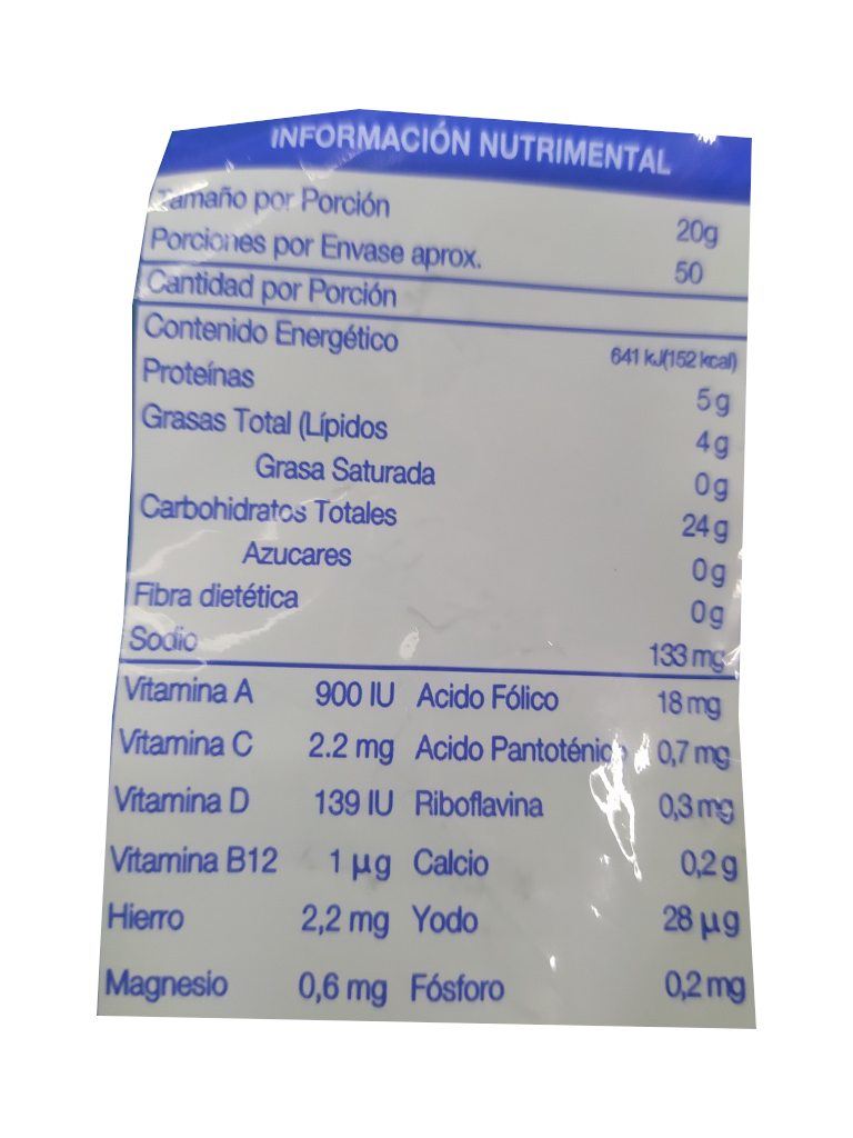polvo para preparar bebida de soya xilou bolsa 1kg