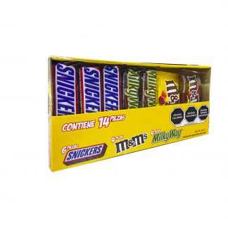 m&m snicker milkyway paquete