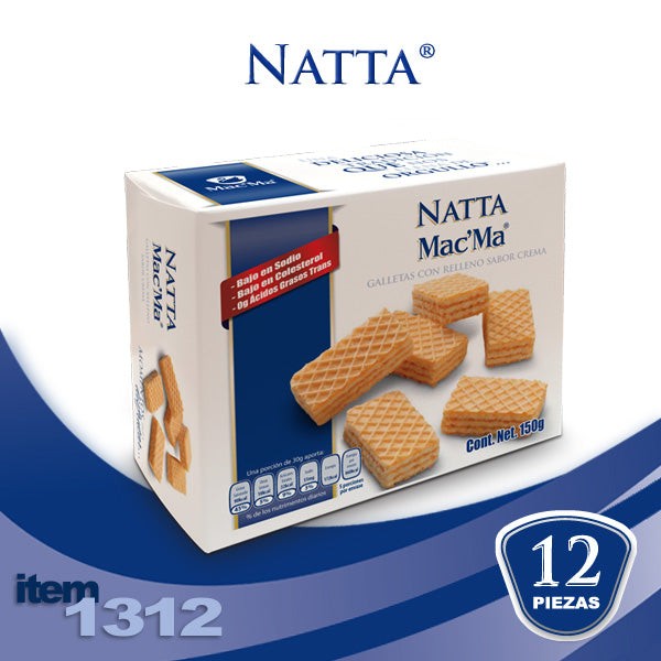 Galleta MacMA Natta 150gr