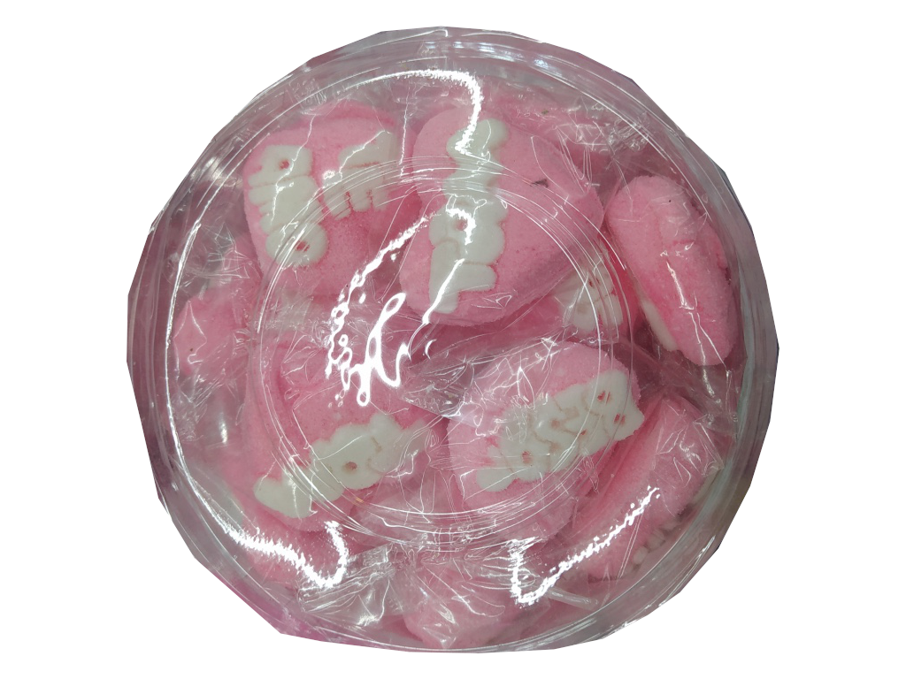 malvavisco corazon rosa san valentin estuche 500gr