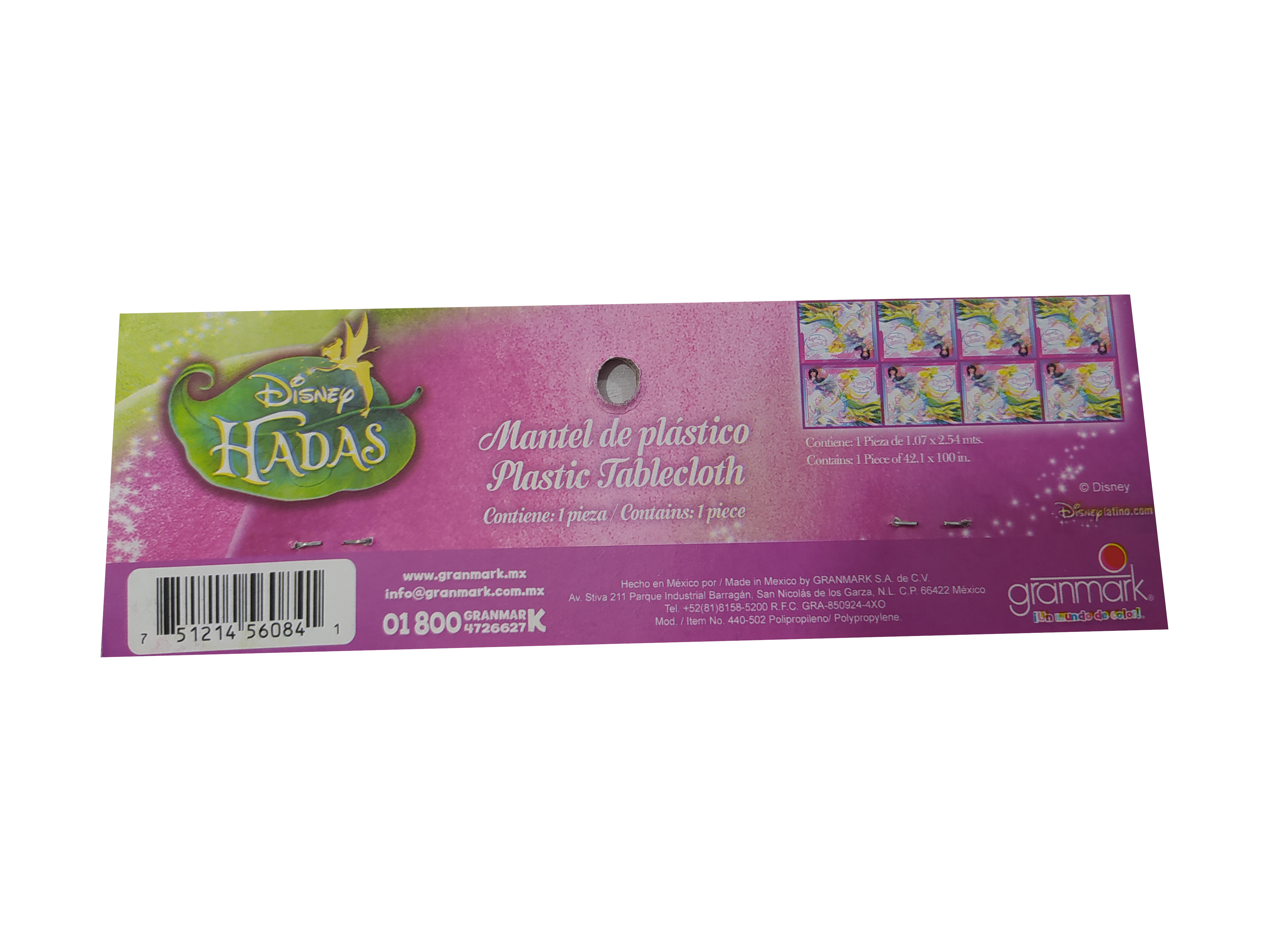 mantel plastico hadas