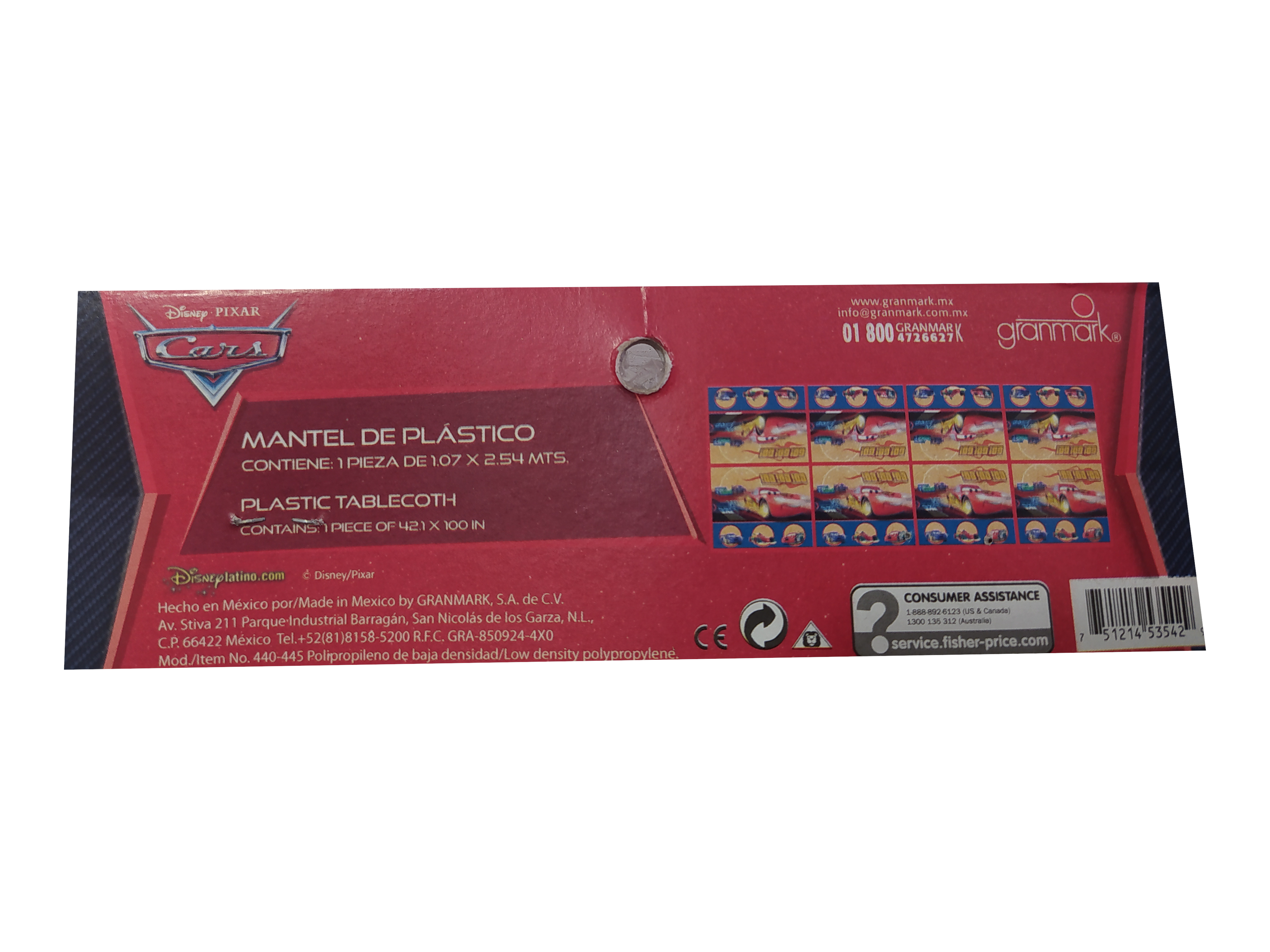 mantel plastico cars