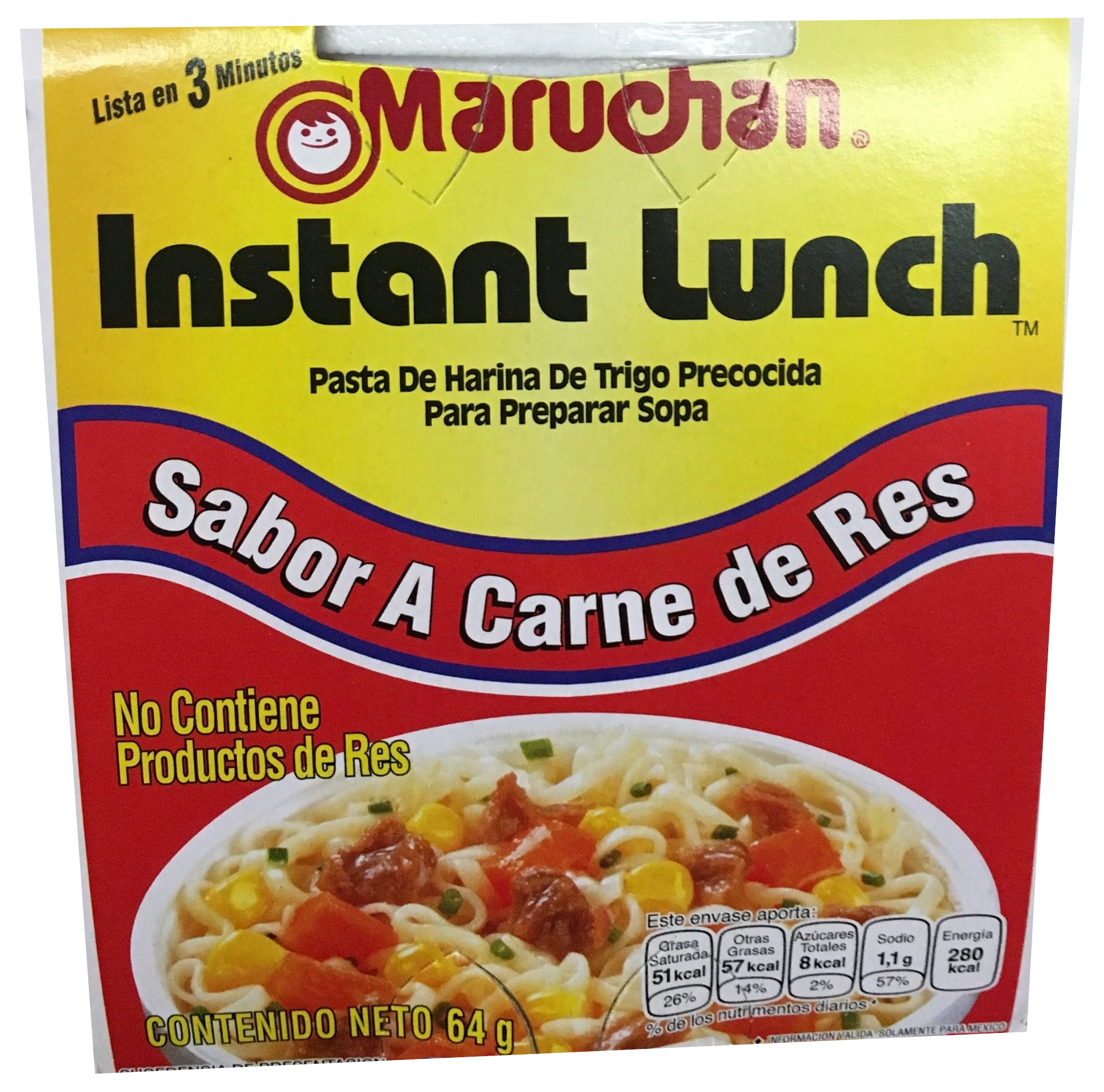 maruchan sopa res paquete
