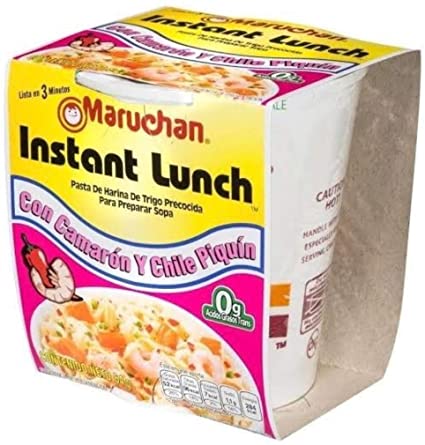 maruchan sopa camaron con chile piquin paquete