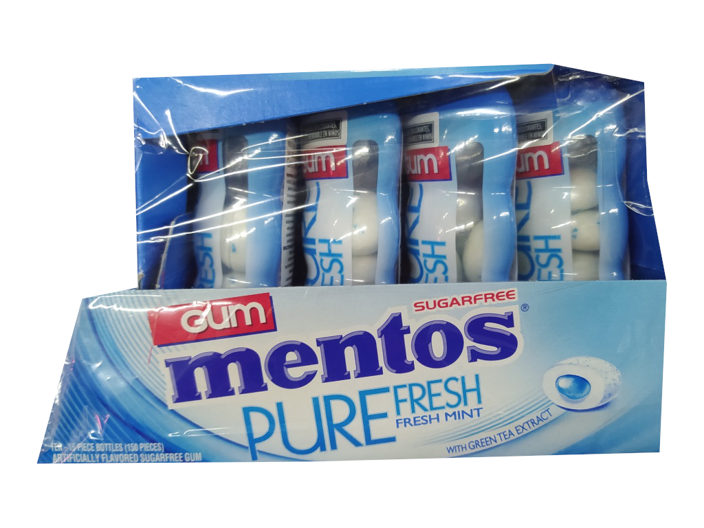 mentos pure freshmint paquete