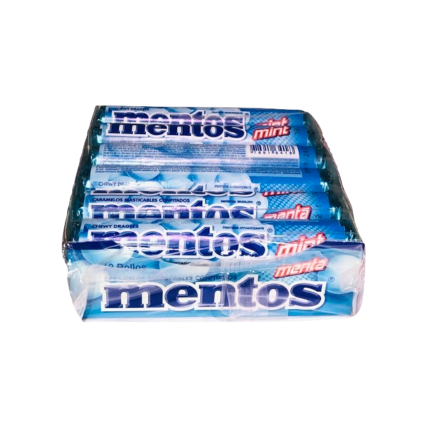 mentos tubo menta paquete