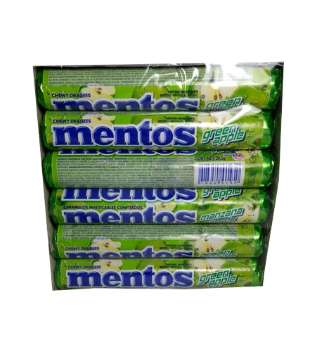 mentos yerbabuena tubo paquete