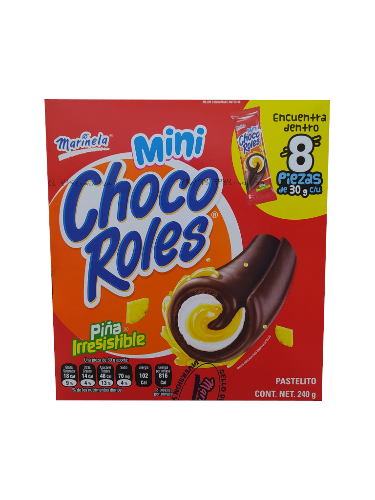 chocorole mini marinela paquete