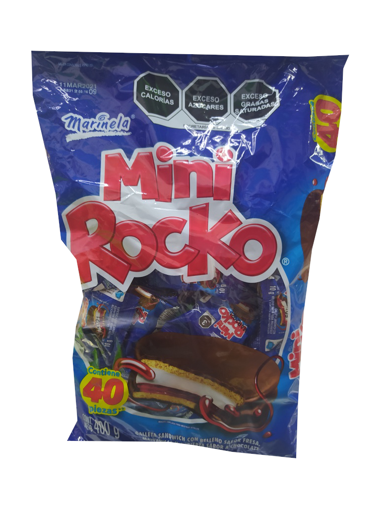 mini rocko marinela bolsa