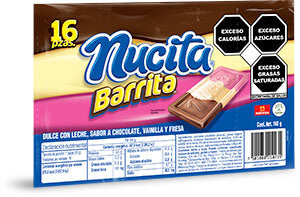 nucita barrita paquete