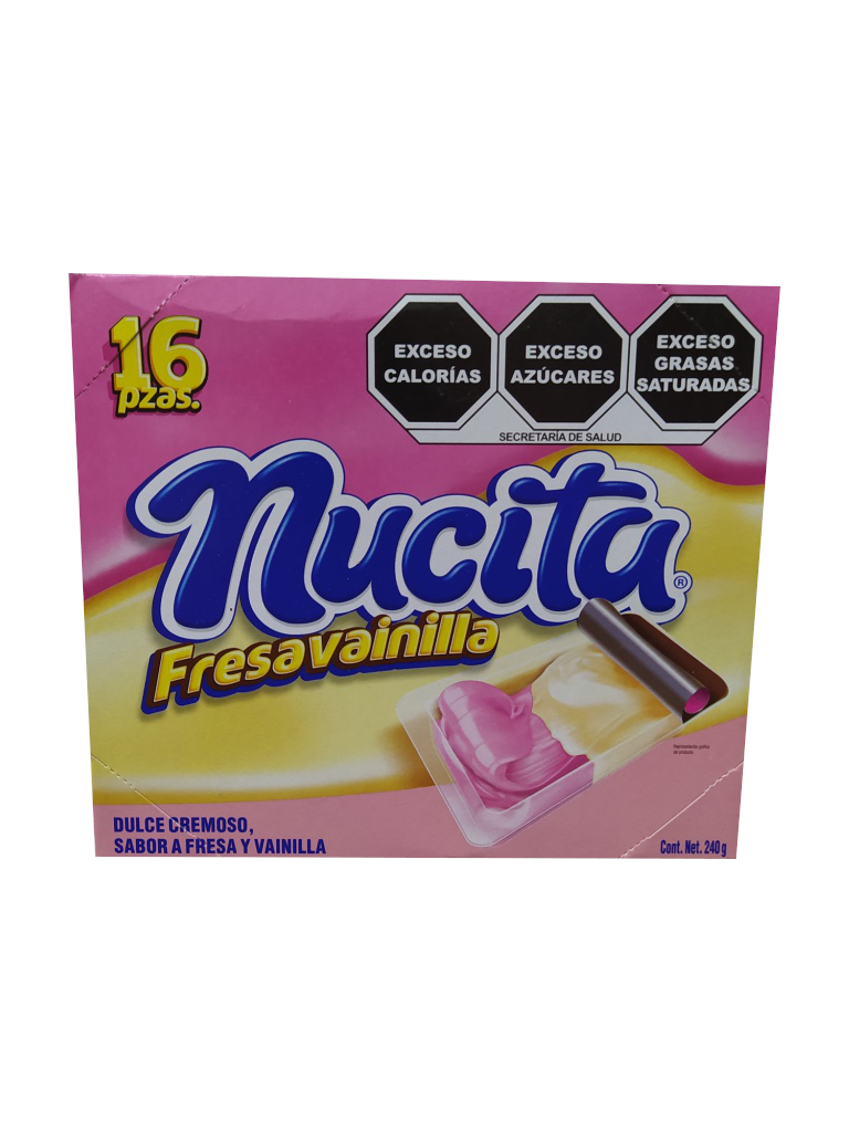 Nucita strawberry-vanilla package
