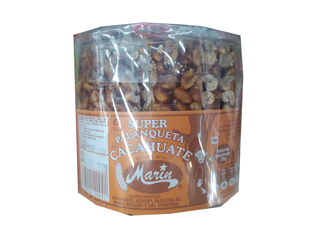 palanqueta cacahuate marin paquete