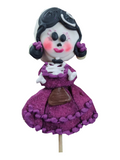 paleta malvavisco niña calavera halloween