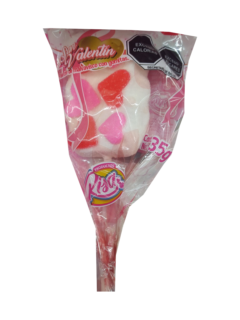 paleta malvavisco san valentin