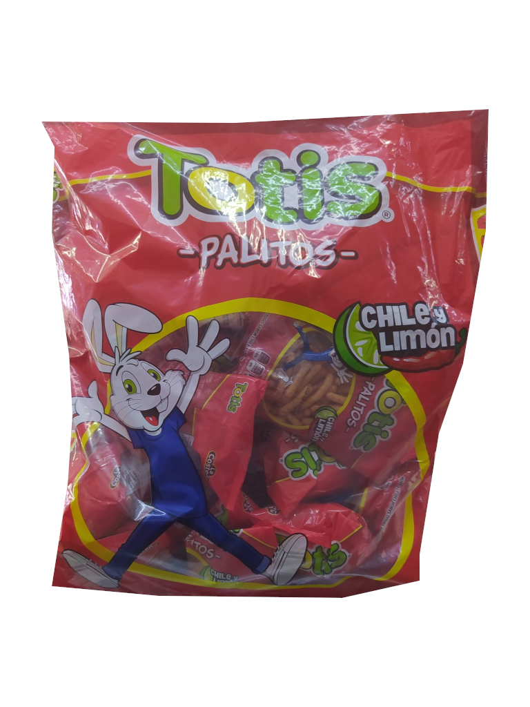 Palitos Totis Mega Chile Limon Bag