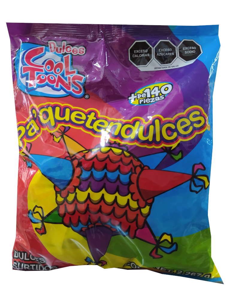 paquete dulces surtido cool toons bolsa 2.2kg