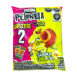 pelon peloneta limon bolsa