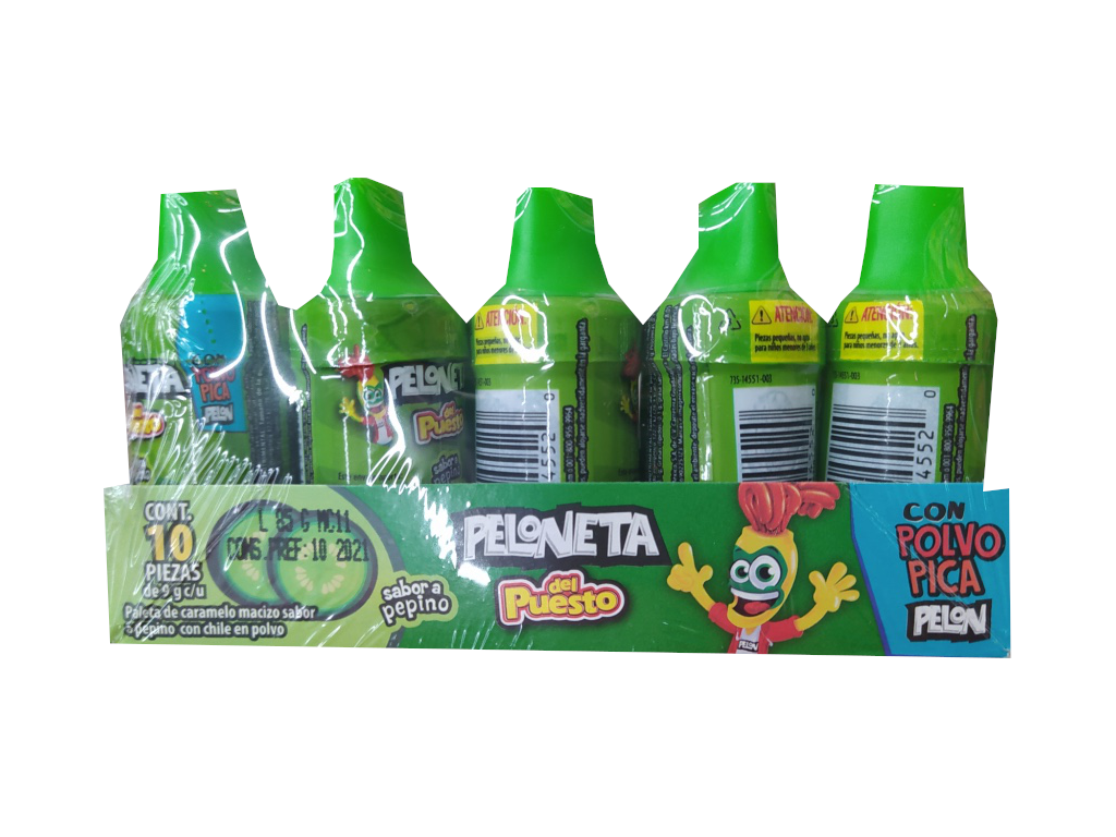 peloneta el puesto sabor pepino paquete