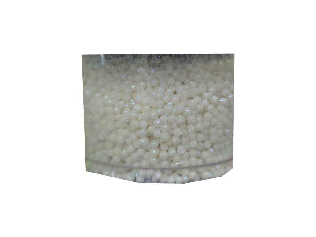 Diamond pearl for pastry Baby white violet hologram 100gr bottle