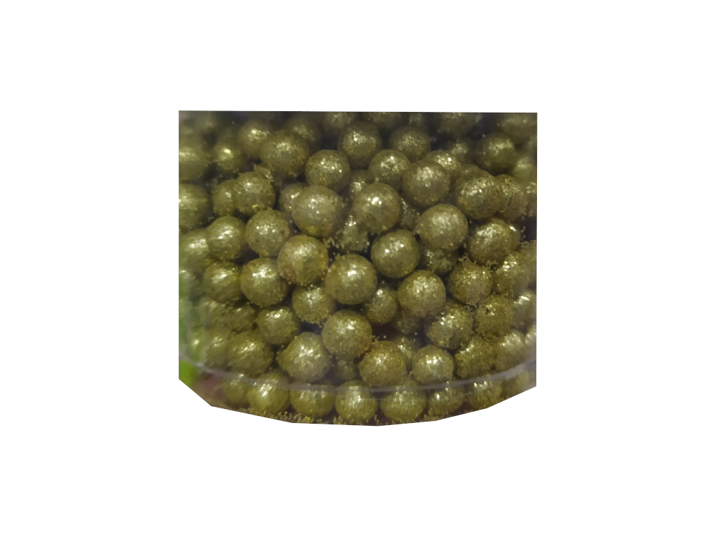 Diamond pearl for medium pastry gold bottle 100gr