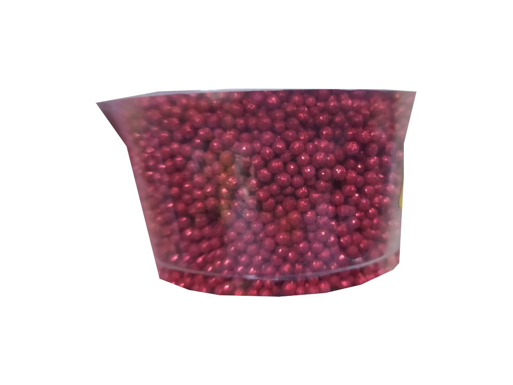 Diamond pearl for pastry Baby red Christmas bottle 100gr