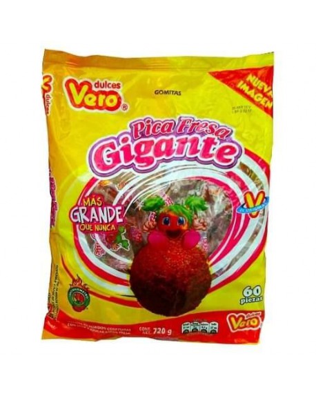 pica fresa gigante bolsa