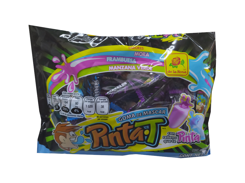 pinta t goma de mascar bolsa