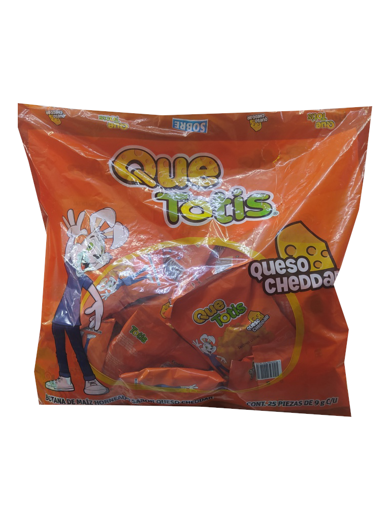 Quetotis Cheese Cheddar Mini Totis Bag