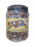 Chiclosos Rolls La Vaquita Flavor coconut with Vitrolero Cajeta 990gr