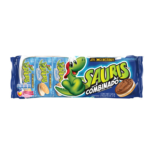 galleta sauris la moderna sabor combinado paquete