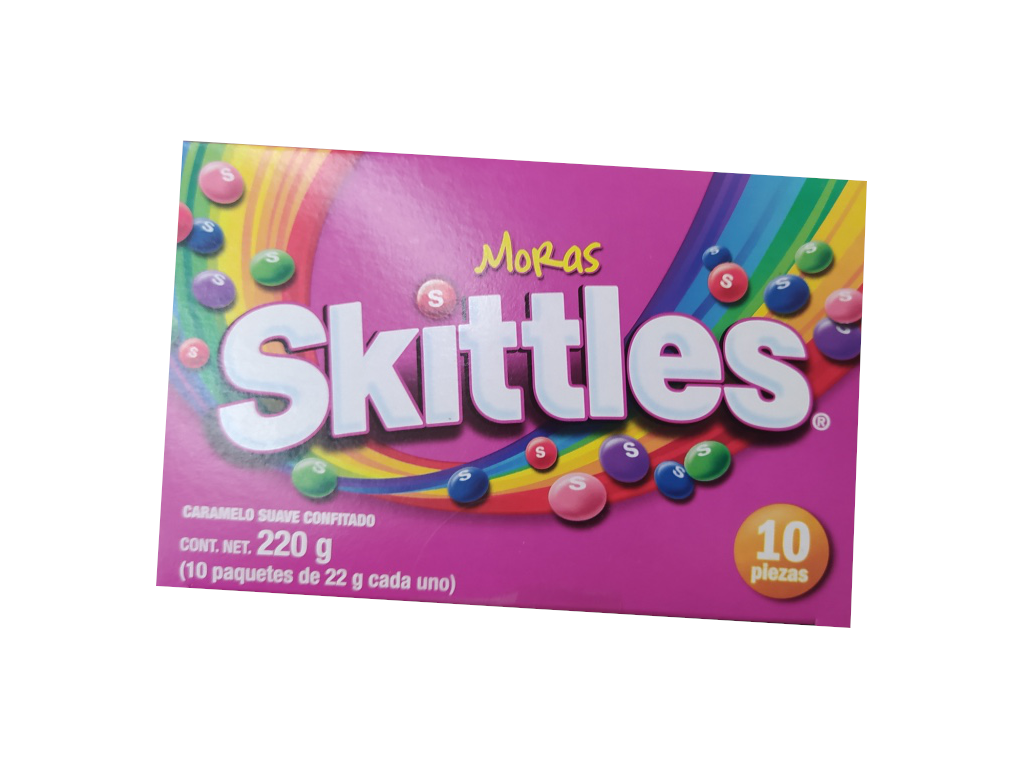 skittles moras paquete 220gr