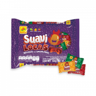 suavi locas rellenas de la rosa bolsa