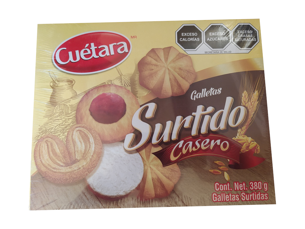 galleta surtido casero cuetara 380gr