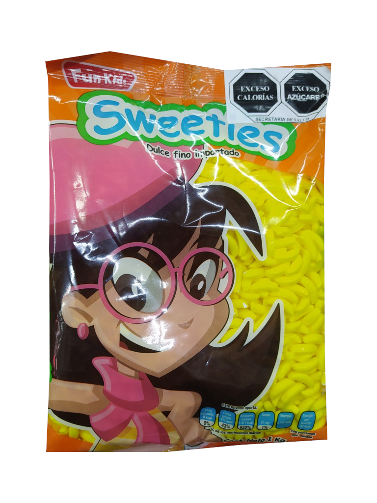 Sweet confit Sweeties Platano bag 1kg