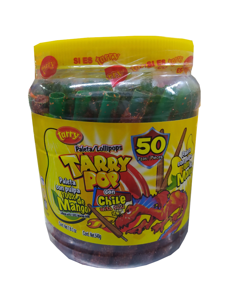 Tarry Pop flavor vitrolero mango