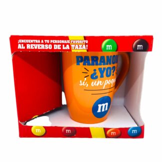 taza m&m anaranjada 1pz