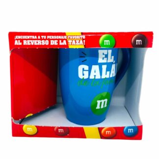 taza m&m azul 1pz
