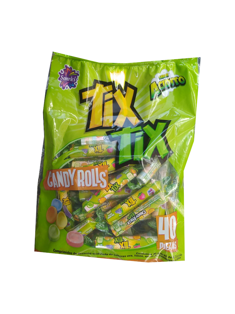 tix tix candy rolls bolsa