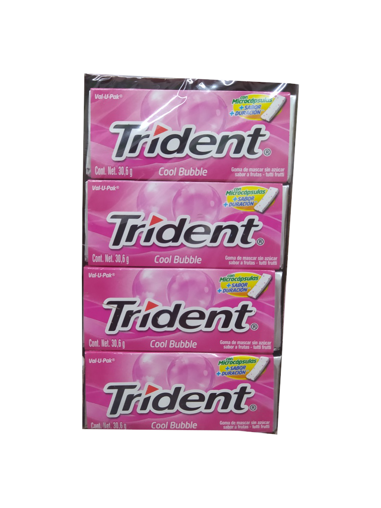 Trident 18S Flavor Cool Bubble Package