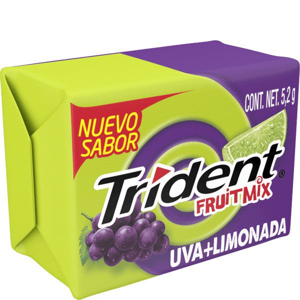 trident chicle 4s sabor fruitmix paquete