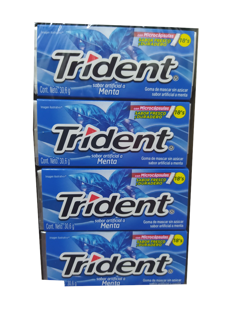 Trident 18S flavor mint package