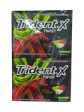 Trident x Twist gum Strawberry flavor and lemon package