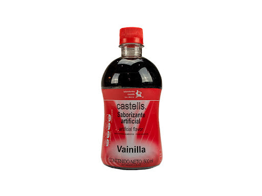 saborizante artificial sabor vainilla castells botella 500ml