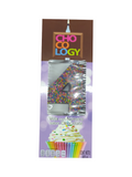 Chocolate birthday candle number 4