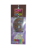 Chocolate birthday candle number 6
