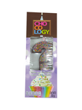 Chocolate birthday candle sign