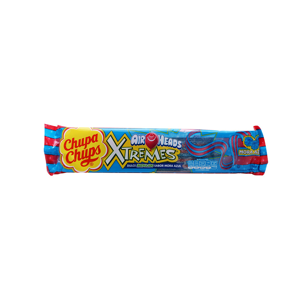 chupa chups xtremes sabor mora azul paquete