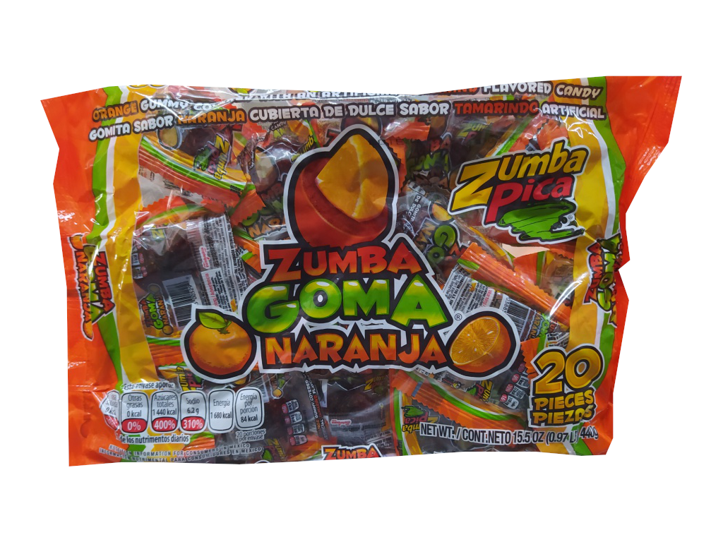 rubber rubber flavor orange bag